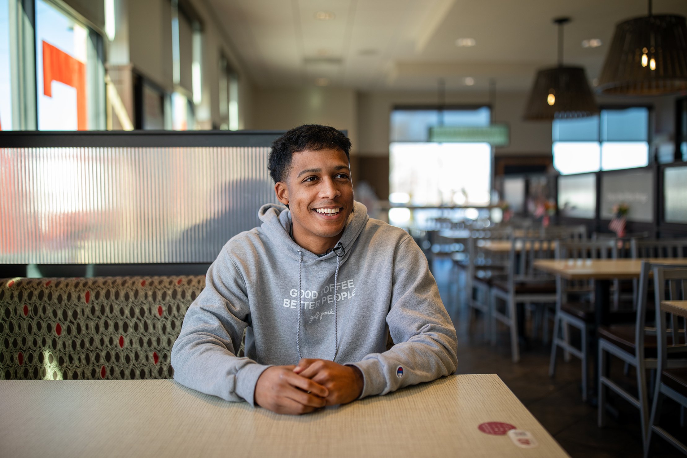 Smiling Chick-fil-A Team Member